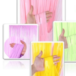 CORTINA PASTEL AMARILLO NASH 1 X 2 MTS X1