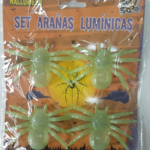 SET ARAÑAS LUMINICAS x4
