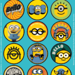 AUTOADHESIVO X2 MINIONS