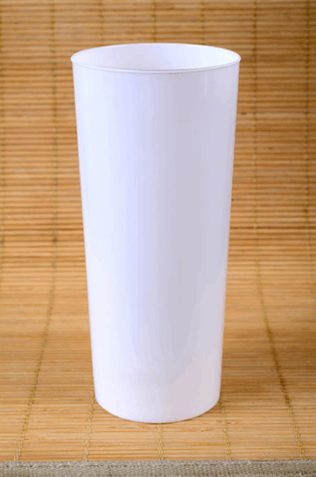 VASO T. LARGO PP BLANCO X10