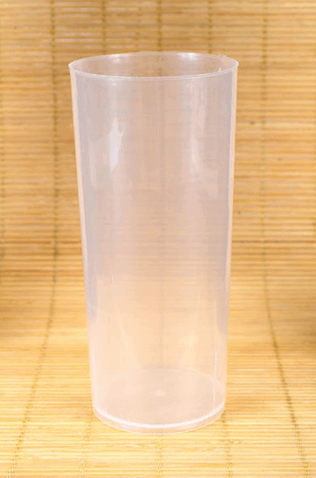 VASO TRAGO LARGO PP 280CC X1