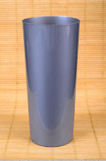 VASO T. LARGO PP GRIS PELADO X10