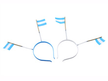 VINCHA BANDERITA ARGENTINA X6 (ROTTI)