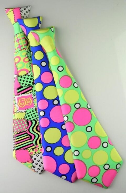 CORBATA PAYASO FLUO X12