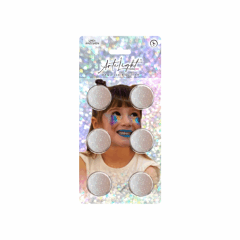 MAQUILLAJE GLITTERS X6 TRASP/IRIDIS