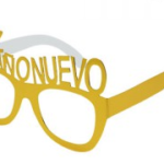 LENTES AÑO NUEVO DORADO X1