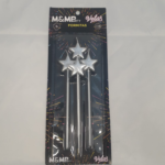 VELA FORMITA ESTRELLA PLATA 16CM X4