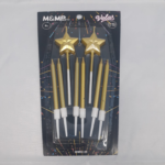 VELAS 2 ESTRELLAS + 6 VEL DORADA X1