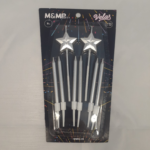 VELAS 2 ESTRELLAS + 6 VEL PLATA X1