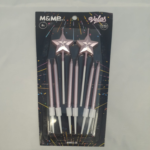 VELAS 2 ESTRELLAS + 6 VEL ROSA GOLD X1