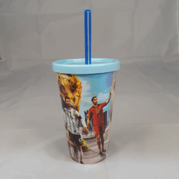 VASO 400CC C/TAPA PLANA Y SORB X1