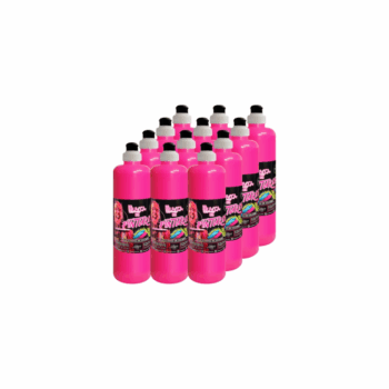 LLUVIA DE PINTURA ROSA FLUO 250ML X1