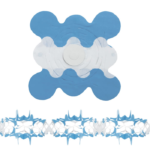 GUIRNALDA FLOR PRIMAVERA CTE/BCO X2