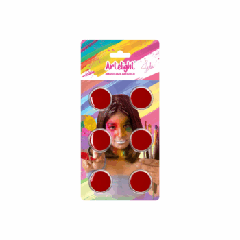 MAQUILLAJE ART ROJO BLI X6