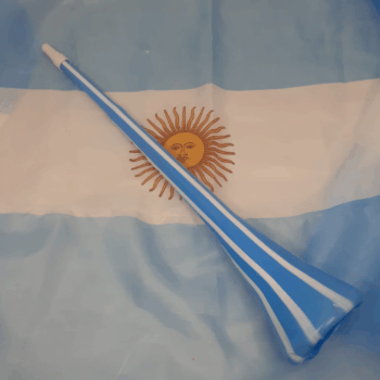 VUVUSELA C/SILBATO ARGENTINA 62CM X1