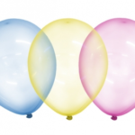 GLOBO 14" CRISTAL PASTEL SURTIDO X50