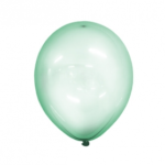 GLOBO 14" CRISTAL PASTEL VERDE X50