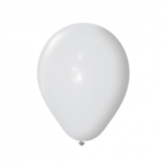 GLOBO LISO 9" BLANCO PRT X50