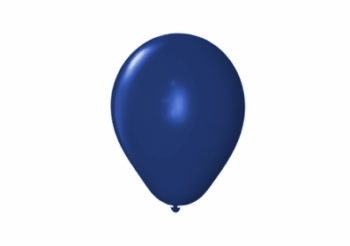 GLOBO LISO 9" AZUL PRT X50