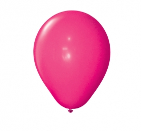GLOBO LISO 9" FUCSIA PRT X50