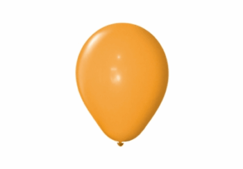 GLOBO LISO 9" NARANJA PRT X50