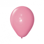 GLOBO LISO 9" ROSA PRT X50