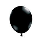 GLOBO LISO NEGRO GLOBOLANDIA 9" X50
