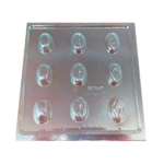 PLACA BOMBONES OVALADOS X10