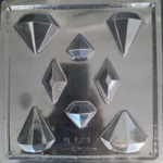 PLACA BOMBONES DIAMANTE SURT X10