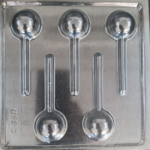 PLACA CHUPETIN BOLITA X10