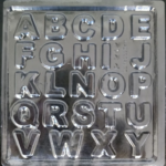 PLACA MOTIVOS ABECEDARIO X10