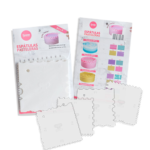 ESPATULAS PASTELERAS "PEINE" SET X4