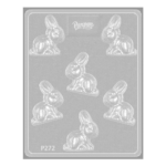 MOLDE PLACA 272 CONEJITOS X1