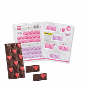 SET PLACA TABLETA CORAZON X2