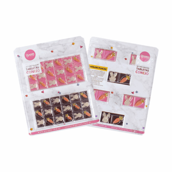 SET PLACA TABLETA CONEJO Y ZANAHORIA X1