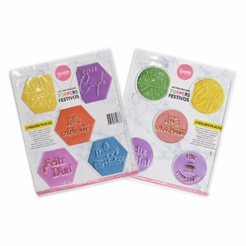 SET PLACA TOPPERS FESTIVOS X2