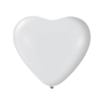 GLOBO 9" PERL CORAZON BCO X25