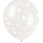 GLOBO 12" CRISTAL ESTRELLAS BCAS X12