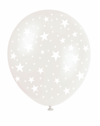 GLOBO 12" CRISTAL ESTRELLAS BCAS X12