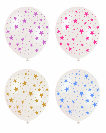 GLOBO 12" CRISTAL ESTRELLA MULT X12