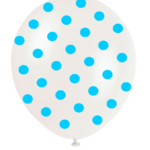 GLOBO 12" CRISTAL LUN CELESTE X12