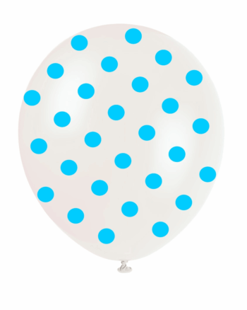 GLOBO 12" CRISTAL LUN CELESTE X12