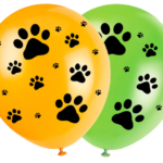 GLOBO 12" HUELLITAS MULTICOLOR X12