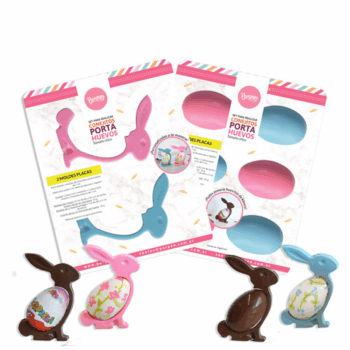 SET PLACA DE CONEJO PORTA HUEVO CHICO X1