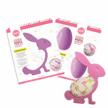 SET PLACA CONEJO PORTA HUEVO GDE X1