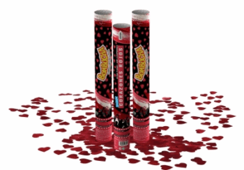 CAÑON BOMBUCHA 40CM CORAZ ROJO X1