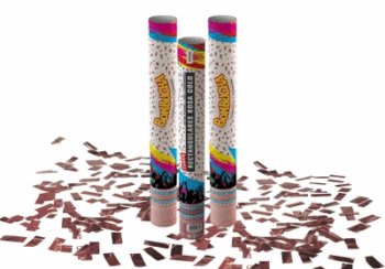 CAÑON BOMBUCHA 40CM RECT ROSA GOLD X1