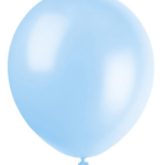 GLOBO 12" PERLADO CELESTE X10