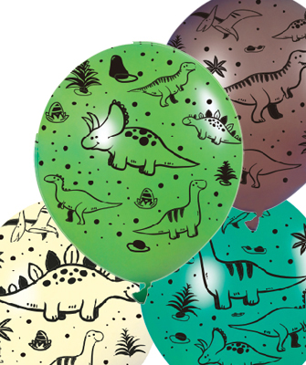 GLOBO 12" DINOSAURIO X12