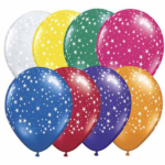 GLOBO 12" MULT IMP ESTRELLAS X12